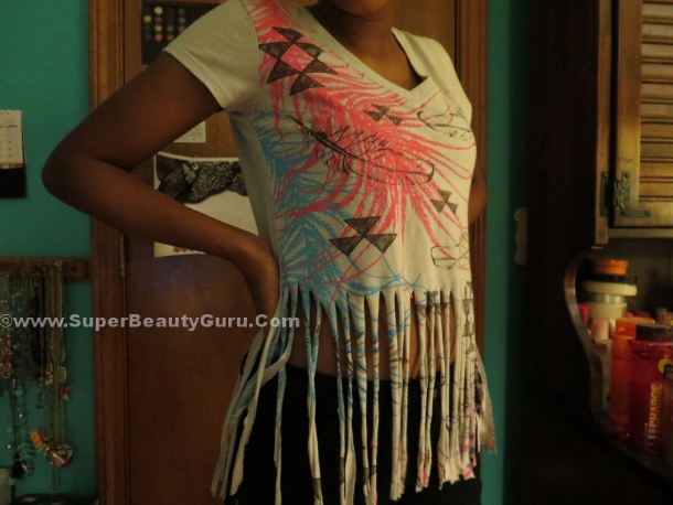 Fringe Shirt Tutorial