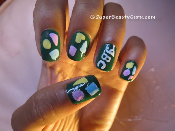 Acrylic Paint Nail Designs